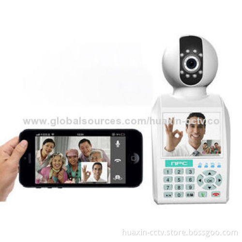 Alarm Wired IP Phone Camera with 6 Functions, Reminds to Check Buyer's House and See What Happened